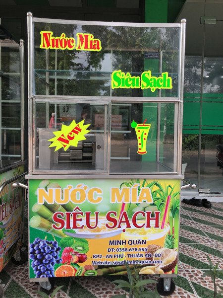 xe nước mía siêu sạch tại bình dương